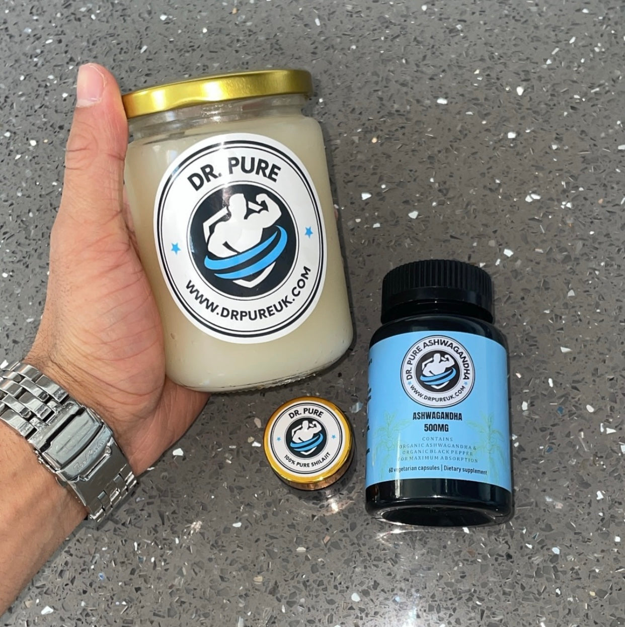 The Pure Balance Pack - Shilajit, Seamoss Gel and Ashwagandha